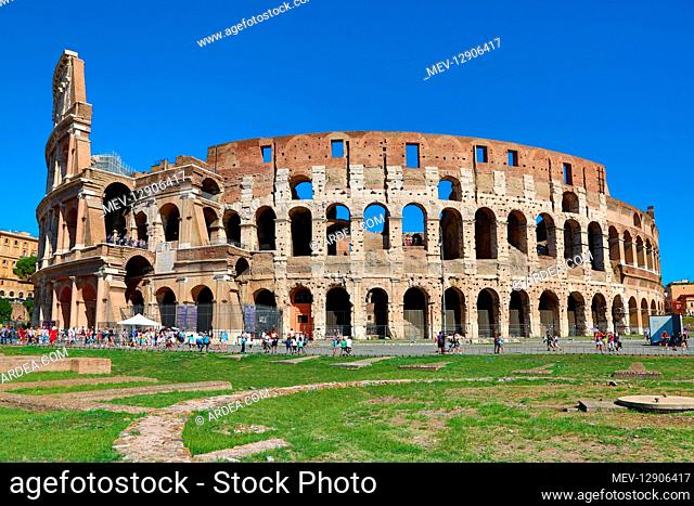 The Colosseum Roman amphitheatre, Rome, Italy