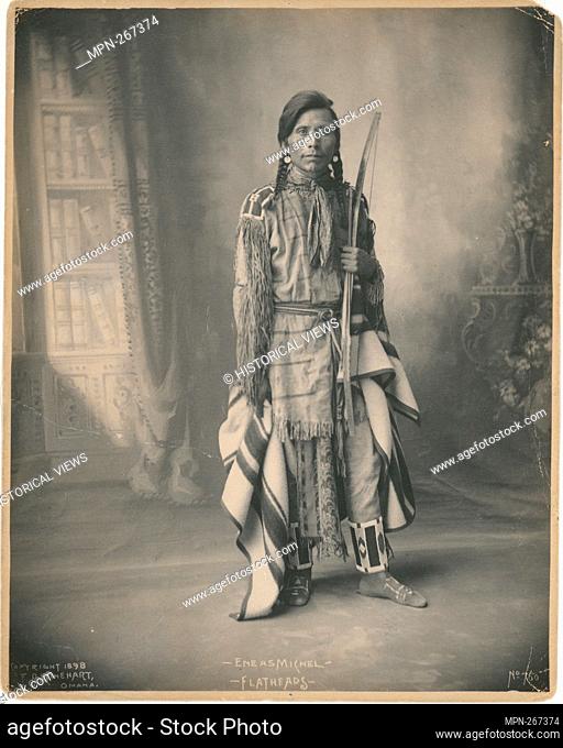 Eneas Michel, Flatheads. Rinehart, F. A. (Frank A.) (Photographer). Photographs of American Indians. Date Created: 1898 (Approximate)