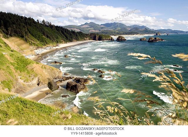 Pacific coast view from Ecola State Park - Cannon Beach, Oregon