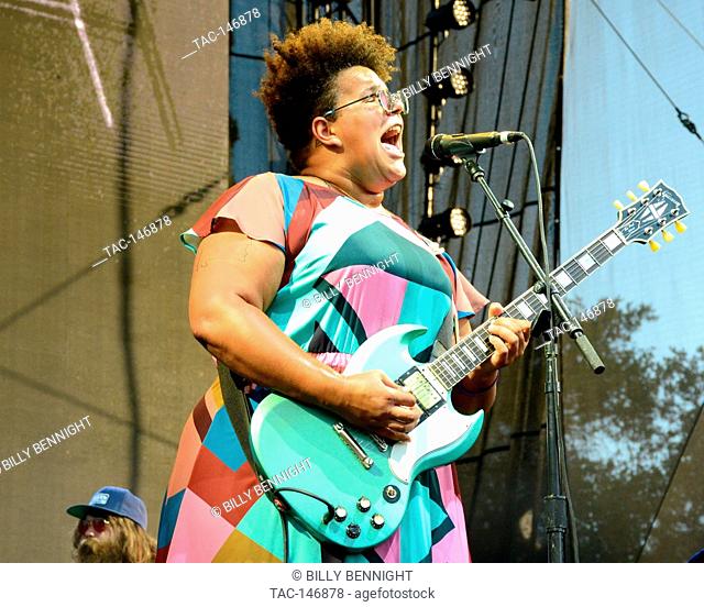 Brittany Howard singer of Alabama Shakes performs onstage during Arroyo Seco Weekend on June 24, 2017 at the Brookside Golf Course in Pasadena, California