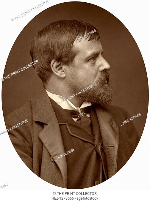 Lawrence Alma-Tadema, artist and Royal Academician, 1881. Dutch-born painter Alma-Tadema (1836-1912) moved to London in 1870