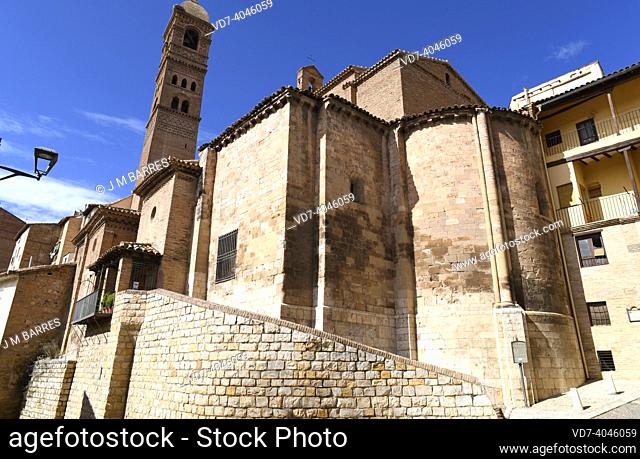 Tarazona city, Santa María Magdalena church (romanesque, mudejar and manierist 12-17th century). Zaragoza, Aragón, Spain