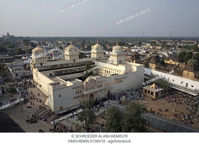 India, Madhya Pradesh State, Orchha, Raja Ram Temple