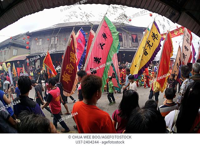 Chinese New Year Festival Capgomeh year 2015 15th day of the 1st month at Siniawan, Sarawak, Malaysia