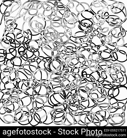 Abstract generated black and white pattern background