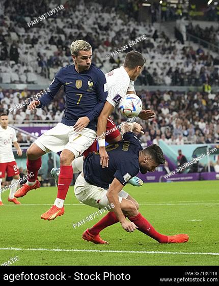 12/04/2022, Al Thumama Stadium, Doha, QAT, World Cup FIFA 2022, Round of 16, France vs Poland, in the picture France's forward Antoine Griezmann