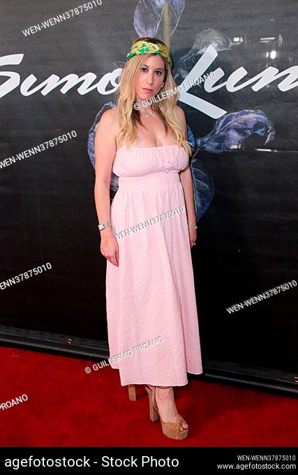 Red carpet and performance at a private listening party for pop artist Simon Lunche at Studio Instrument Rentals in Los Angeles