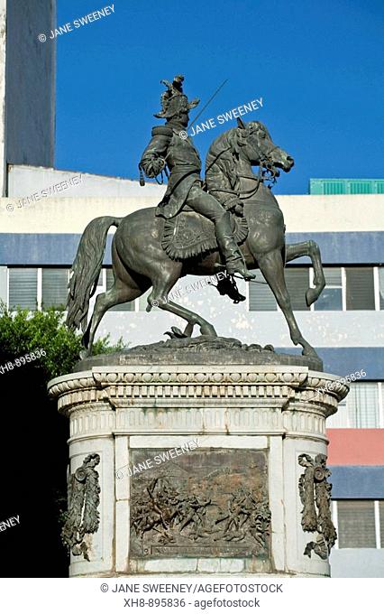 Statue of Francisco Morazan on horseback, Plaza Morazan, Tegucigalpa, Honduras
