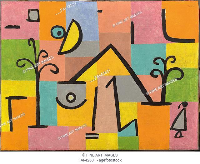 Oriental-Bliss by Klee, Paul (1879-1940)/Oil on paper/Modern/1938/Germany/Musée du Louvre, Paris/50x66/Abstract Art/Painting/Östlich-süss von Klee