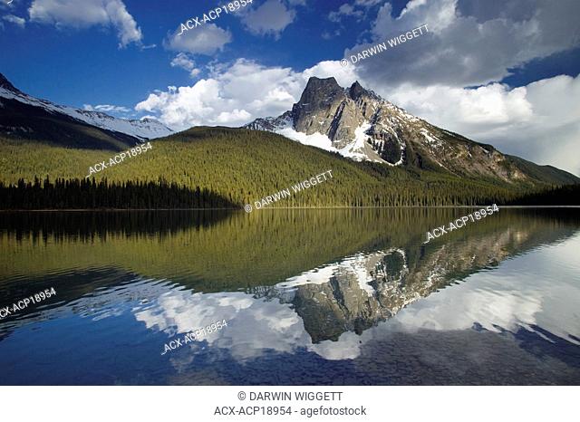 Emerald Lake and Mount Burgess, Yoho National Park, British Columbia, Canada
