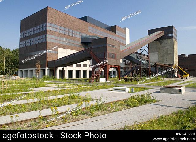 Visitor Centre, Zollverein Coal Mine Industrial Monument, Essen, Ruhr Area, North Rhine-Westphalia, Germany, Route of Industrial Heritage, Europe