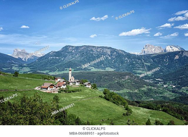 Europe, Italy, Bolzano, South Tirol, St. Maria on Renon mountain