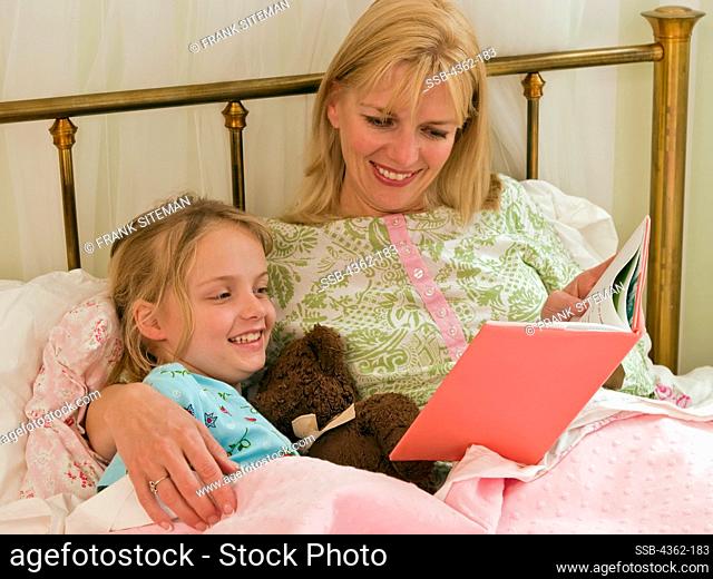 Mother and Daughter Reading