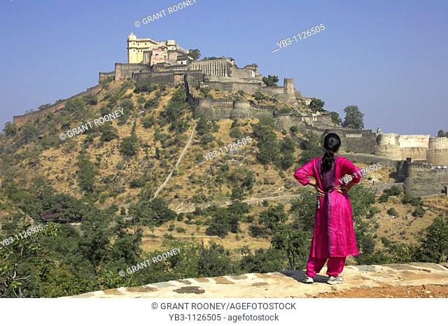 Kumbalgarh Fort, near Udaipur, Rajasthan, India