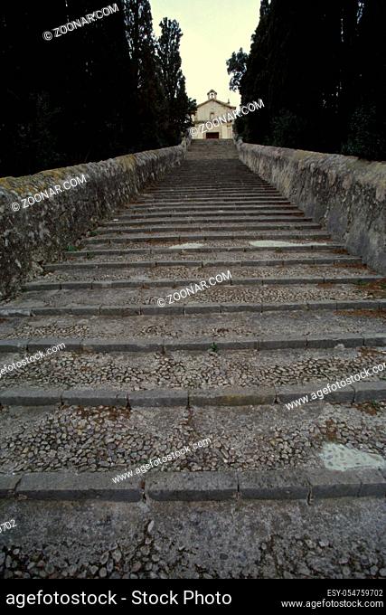 365 Stufen: Via Crucis in Pollensa/Spanien (analog) - 365 steps: Via Crucis in Pollensa/Spain (analogue)