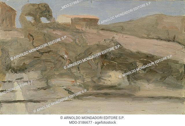 Landscape (Paesaggio), by Giorgio Morandi, 1942, 20th Century, oil on canvas