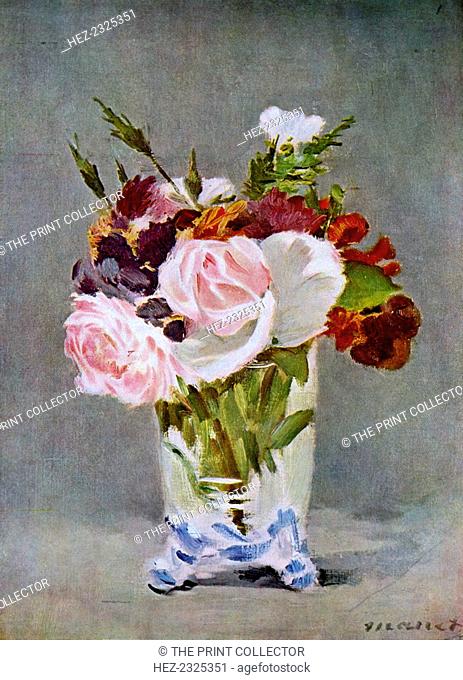 'Still Life with Flowers', 1882. Plate taken from Manet, text by Hermann Jedding, published by The Hyperion Press (Milan)