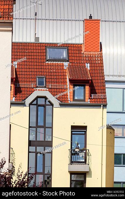 Modern residential building, Bremen, Germany, Europe