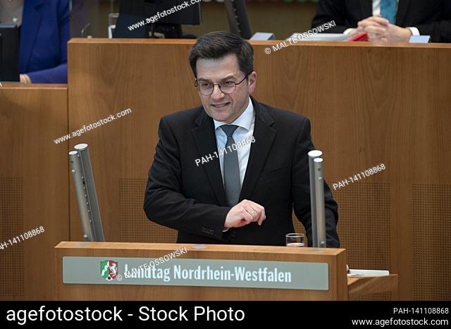 Thomas KUTSCHATY, SPD parliamentary group leader, during his speech, debate on the results of the conference of the heads of government of the countries with...