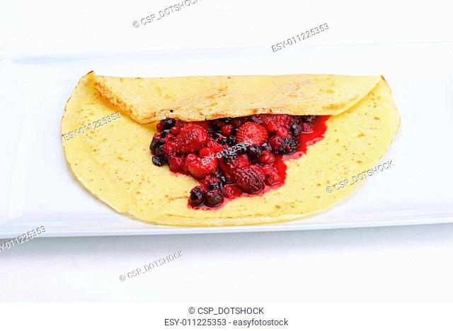 fruit pancake