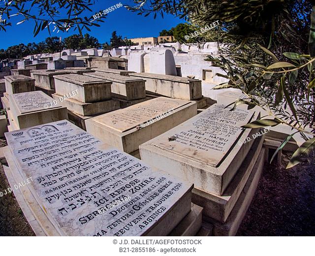 Morocco, Fes, Jewish Cementery, Mellah area, at Fes
