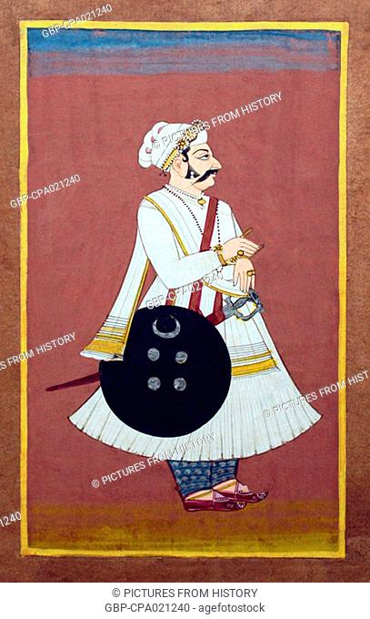 India: Rao Ganga Singh, ruler of Jodhpur, Rajasthan (r. 1516-1532), late 19th century