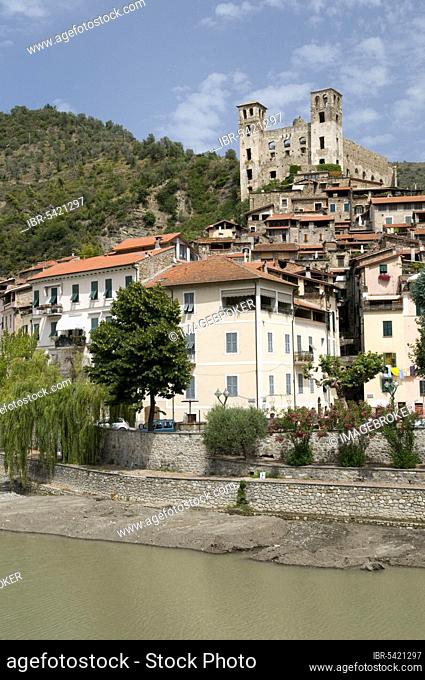 Castello Doria, Dolceacqua, Nervia Valley, Italian Riviera, Liguria, Italy, Europe