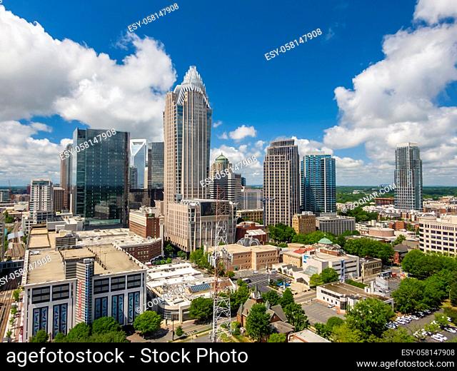 April 26, 2020 - Charlotte, North Carolina, USA: Charlotte is the most populous city in the U.S. state of North Carolina