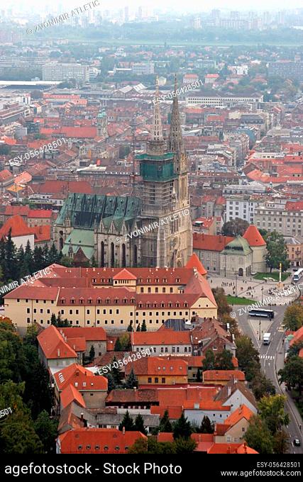 Cathedral of the Assumption of the Virgin Mary in Zagreb, Croatia