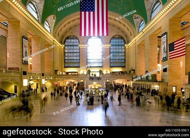 Grand Central Terminal, New York City, 1903 - 1913. Main concourse