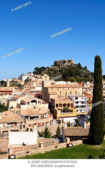 Village of Begur, Costa Brava, Girona province, Catalonia, Spain