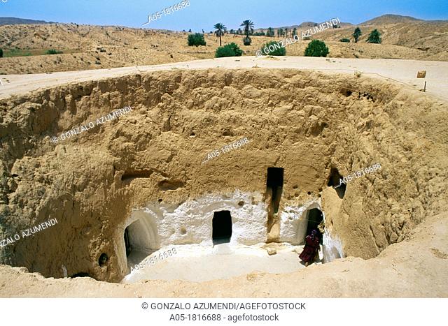Underground houses  Matmata  Southern Tunisia