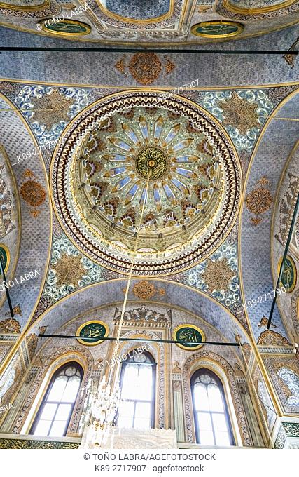 Pertevniyal Valide Sultan Mosque (Aksaray Valide Mosque) by Italian architect Montani. Istanbul. Turkey