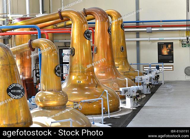 Still, Glenfiddich Whisky Distillery, Dufftown, Scotland, United Kingdom, Europe