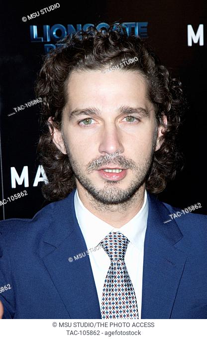 Shia LaBeouf attends the premiere of Lionsgate Premiere's 'Man Down' at ArcLight Hollywood on November 30, 2016 in Hollywood, California