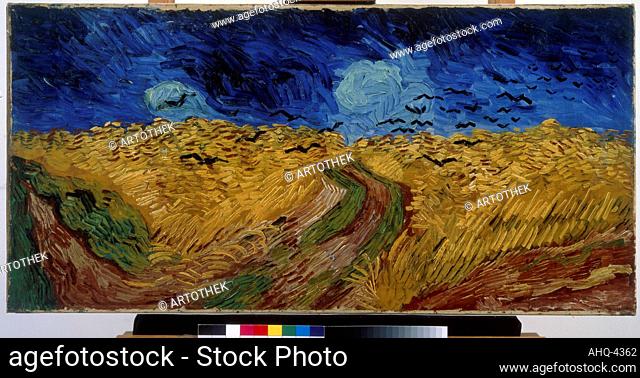 Künstler: Gogh, Vincent van, 1853-1890 Titel: Weizenfeld mit Krähen. Auvers-sur-Oise, Juli 1890. Technik: Öl auf Leinwand Maße: 50