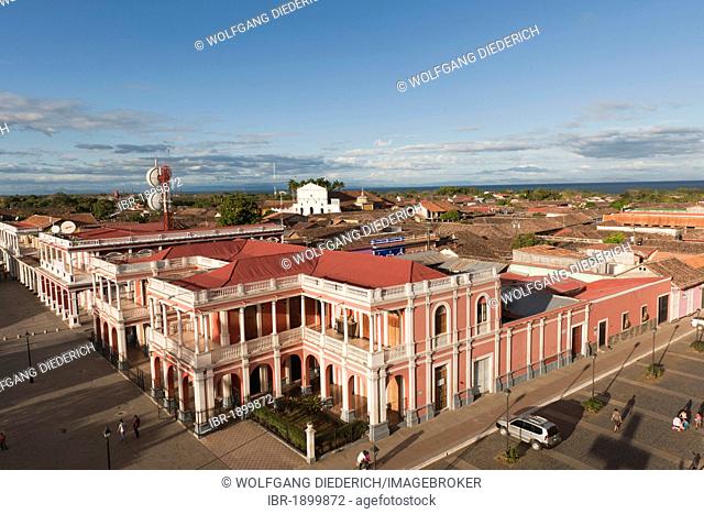 Episcopal Palace, magnificent colonial architecture, Granada, Nicaragua, Central America