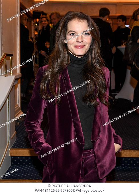 25 November 2018, Bavaria, München: Yvonne Catterfeld, dubbing artist and singer, comes to the Aftershowparty after the film premiere of ""Tabaluga - Der Film""...