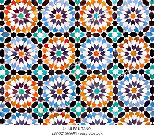 Moroccan Tiles in Marrakesh