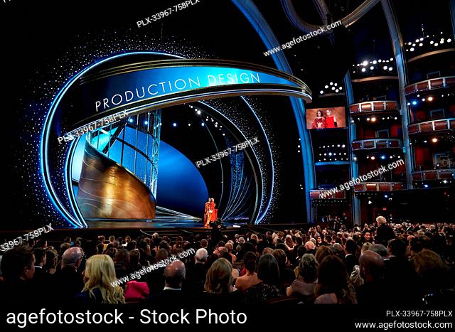 Maya Rudolph and Kristen Wiig present the Oscar® for achievement in Production Design during the live ABC Telecast of The 92nd Oscars® at the Dolby® Theatre in...