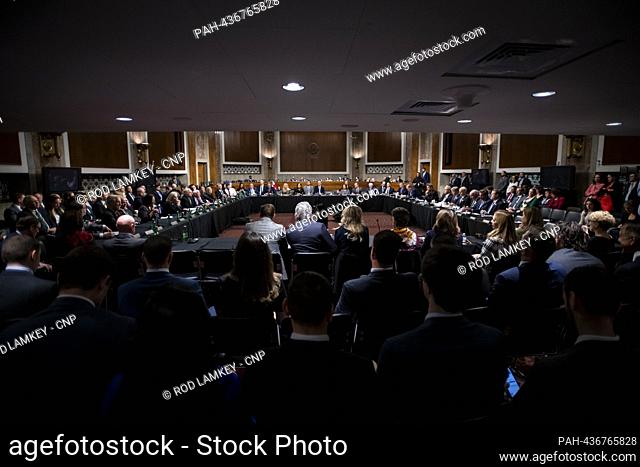United States House Committee on Armed Services Chairman Mike Rogers (Republican of Alabama) presides over a Joint Conference Committee meeting of conferees on...