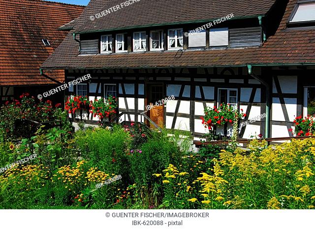Traditional timber framed building, Sasbachwalden, Black Forest, Germany