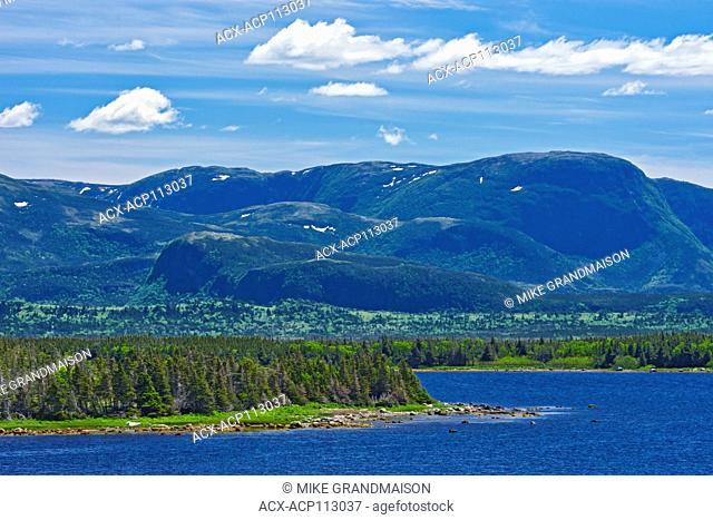 Long Range Mountains north of Gros Morne National Park, Near St. Paul's, Newfoundland & Labrador, Canada