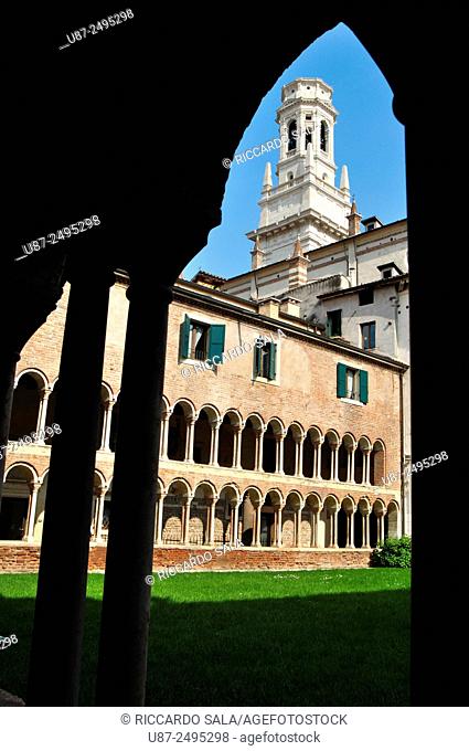 Italy, Veneto, Verona, Santa Maria Matricolare, Cathedral, Cloister