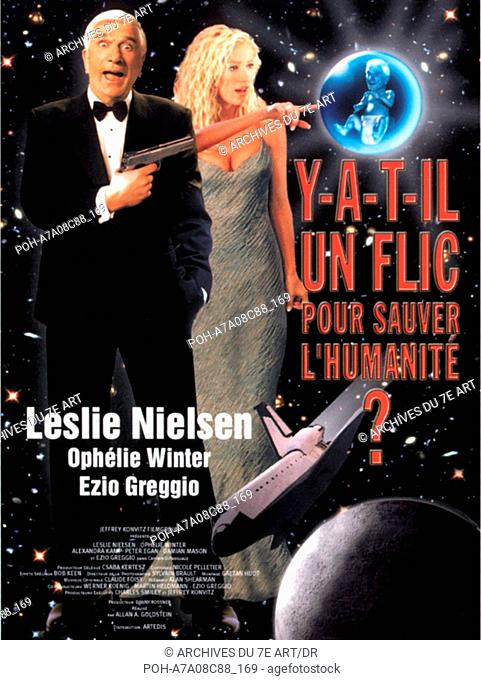 2001 : A Space Travesty Year : 2000 - USA Leslie Nielsen, Ophélie Winter affiche, poster  Director : Allan A. Goldstein. WARNING: It is forbidden to reproduce...
