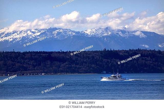 Motor Yacht Puget Sound Edmonds Washington