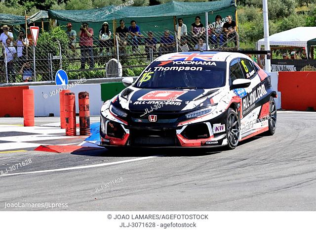 WTCR 2018: Vila Real. Race of Portugal, Pratice Action. Thompson, Honda Civic Type R TCR #15