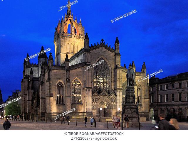 UK, Scotland, Edinburgh, St Giles' Cathedral,