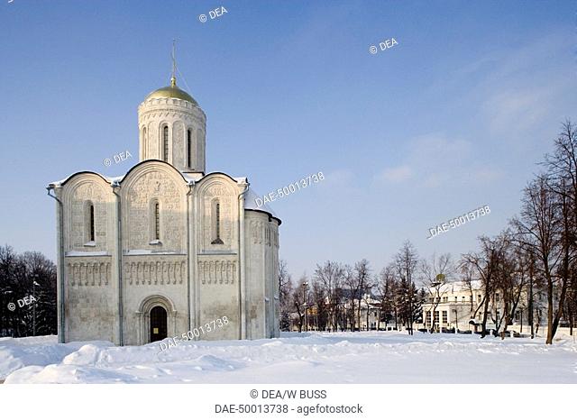 Russia - Golden Ring - Vladimir. The Cathedral of Saint Demetrius (1193-97). UNESCO World Heritage List, 1992