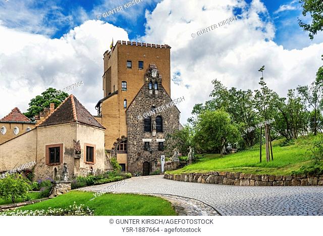 1905 acquired the Berlin architect Bernhard Sehring the site and designed the Roseburg according to his ideas, Rieder, Quedlinburg, Harz, Saxony-Anhalt, Germany